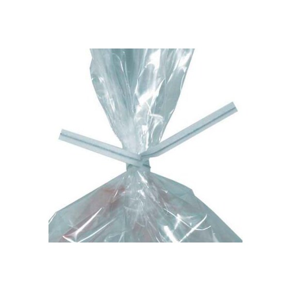 Box Packaging Paper Twist Ties 6L x 5/32W White 2000/Pack PBT6W - main